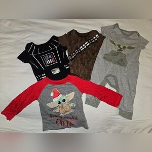 Star Wars Baby Set - Gray, Black, Brown